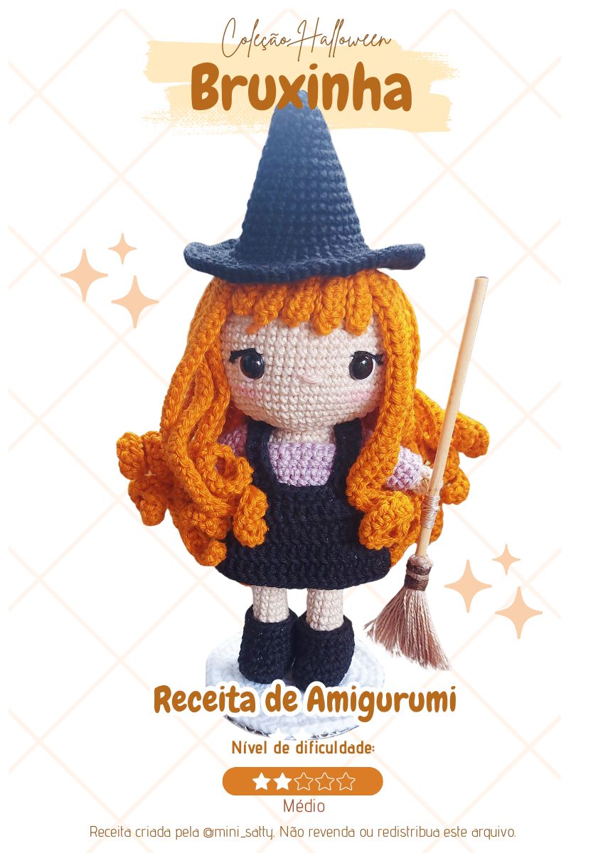 curso halloween amigurumi mini satty