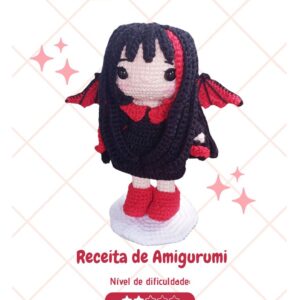 PDF Vampirinha - Receita de Amigurumi - [Coleção Halloween]