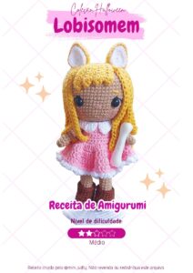 PDF Lobisomem - Receita de Amigurumi - [Coleção Halloween]